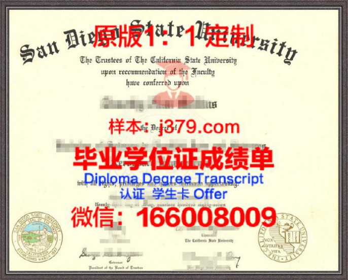 圣地亚哥大学毕业证Diploma文凭