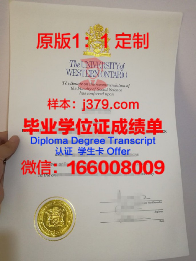 西安大略大学毕业证Diploma文凭