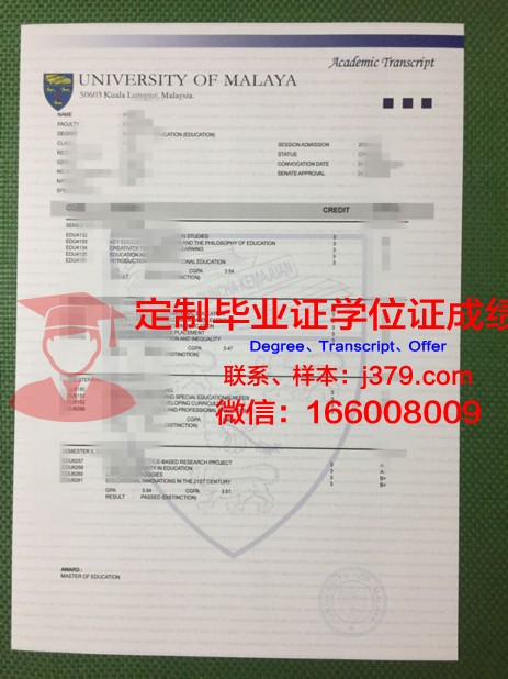 马来西亚理工大学毕业证书(马来亚大学毕业证问题)