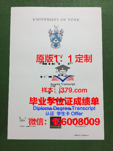 约克全球商务专门学校的毕业证啥样(约克大学商学院专业排名)