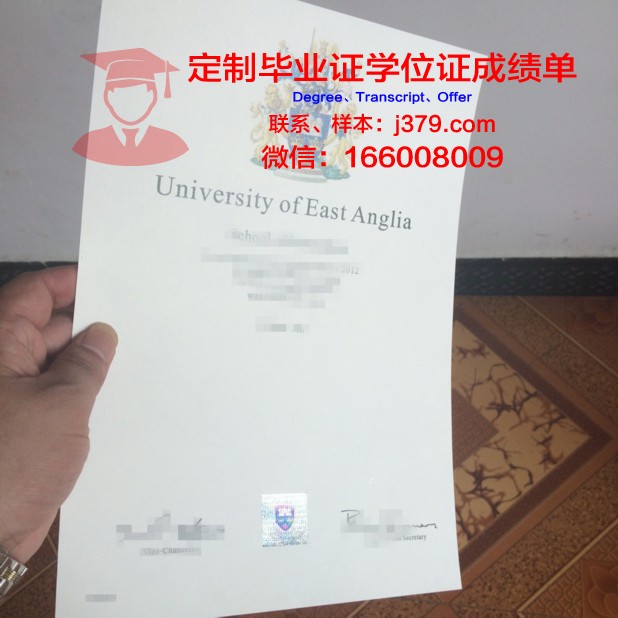 INTO-英国东英吉利大学毕业证成绩单