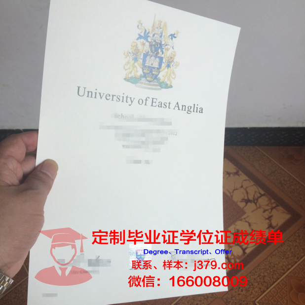 INTO-英国东英吉利大学毕业证成绩单