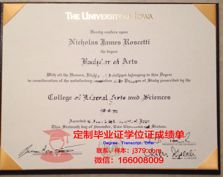 爱荷华大学硕士学位证书叫什么(爱荷华大学jd)