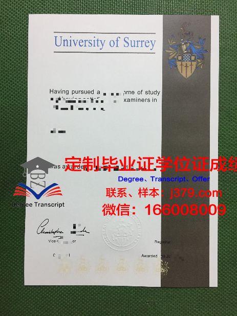 萨萨里大学博士毕业证(英国萨里大学博士专业)