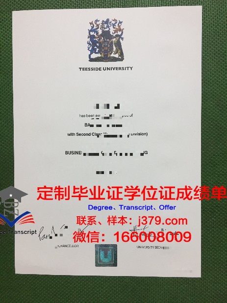 提赛德大学毕业证Diploma文凭