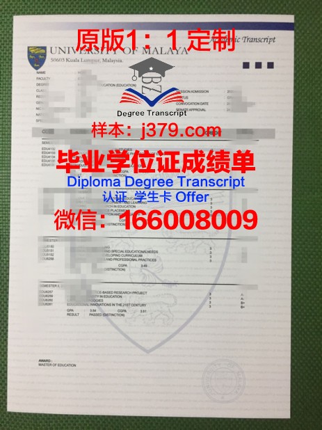 马来亚大学毕业证diploma