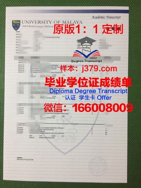 马来亚大学毕业证Diploma文凭