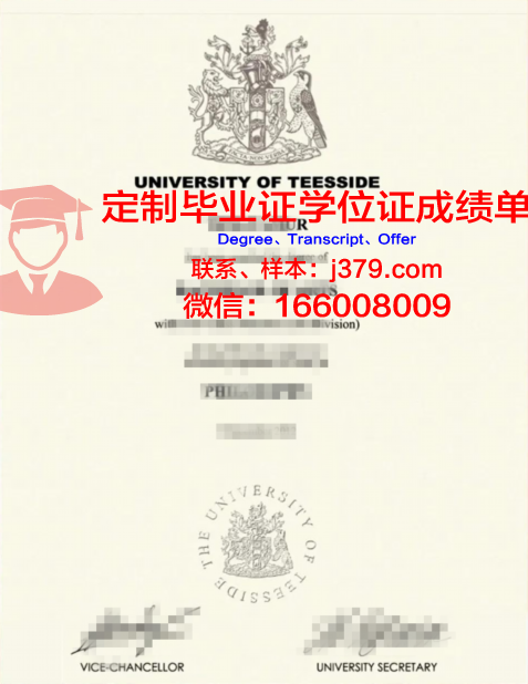 提赛德大学毕业文凭