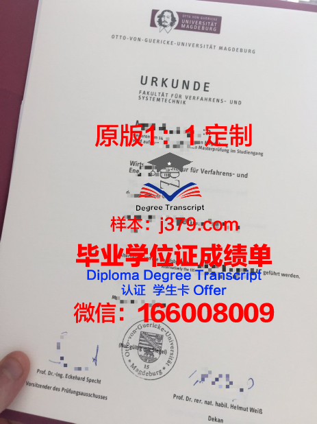 马格德堡大学的毕业证啥样(马格德堡大学学费)