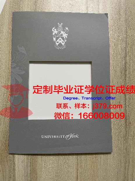 约克大学毕业证书样本：一份学术成就的见证