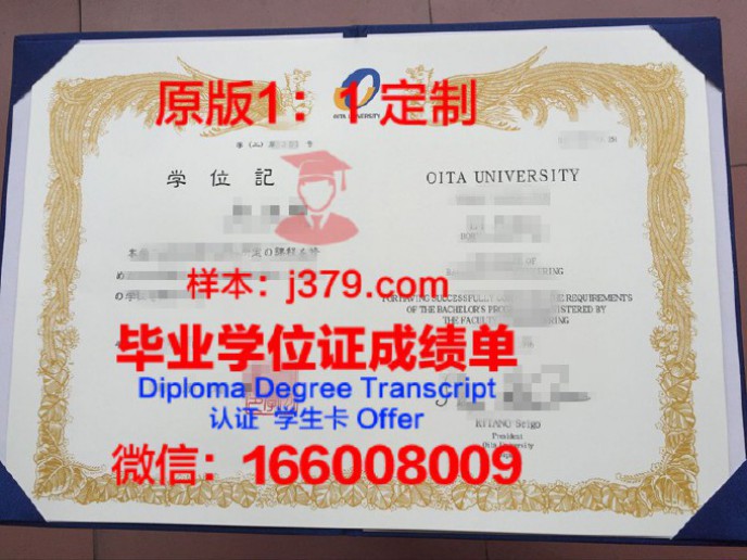 大分大学毕业证Diploma文凭成绩单